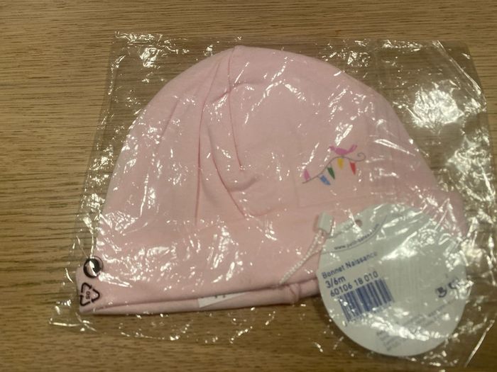 Bonnet naissance 3-6 mois Petit bateau - photo numéro 2