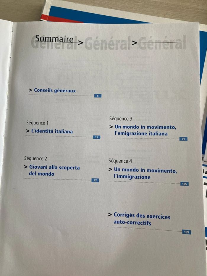 Fascicules CNED - Italien - - photo numéro 3