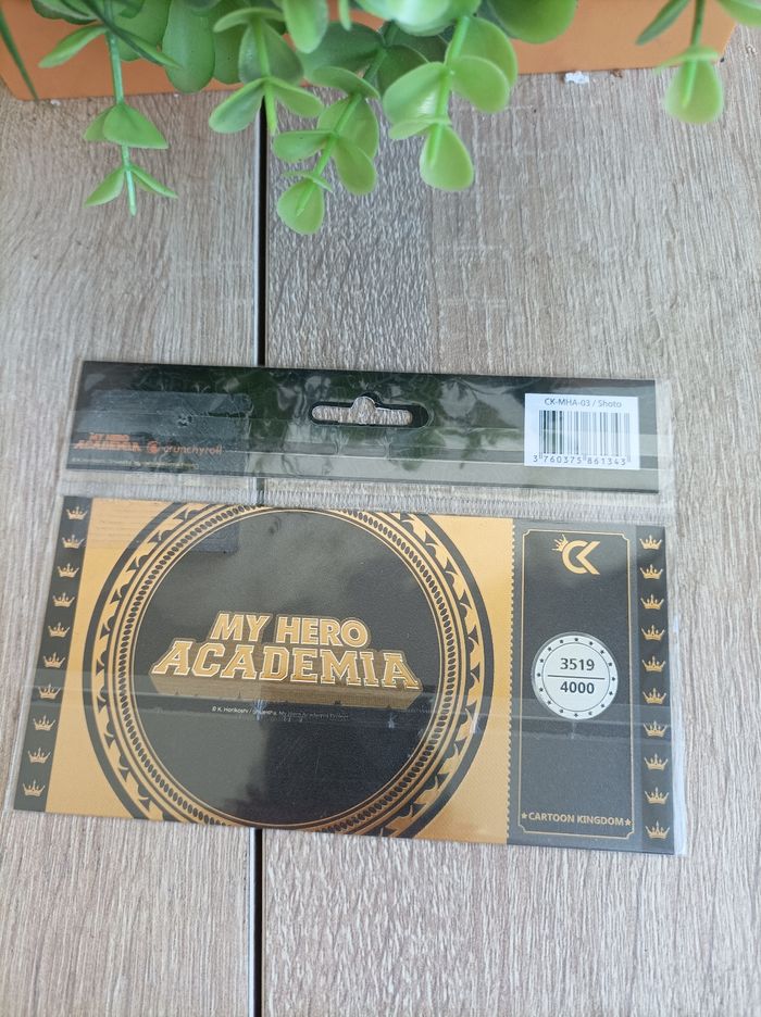 Black ticket Shoto Todoroki My Hero Academia Mha cartoon kingdom - photo numéro 3