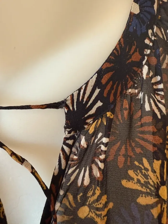 Robe à fleur marron en très bon état taille S stella Forest - photo numéro 11