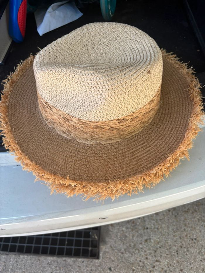 Chapeau en paille femme neuf - Style estival élégant - photo numéro 2