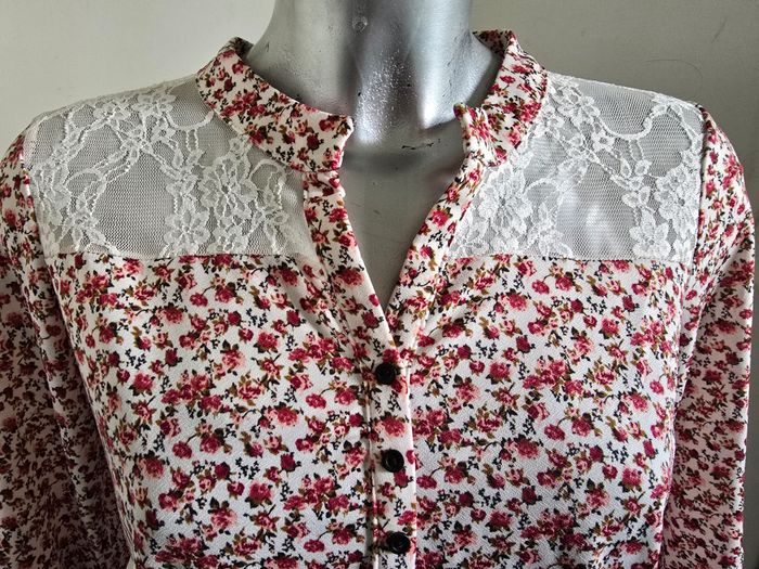 📌 Blouse fluide et dentelle Cache Cache - photo numéro 4