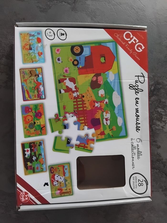 Puzzle mousse