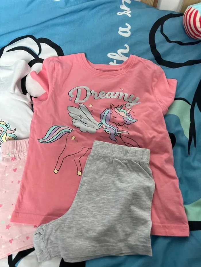 Lot de 2 pyjamas short 4 ans - photo numéro 3