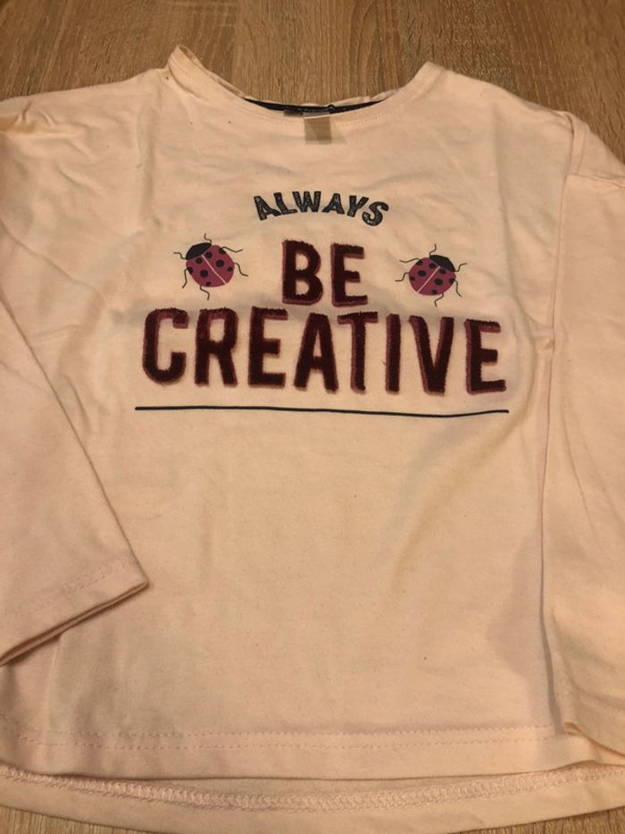 T shirt manches longues 6 ans fille