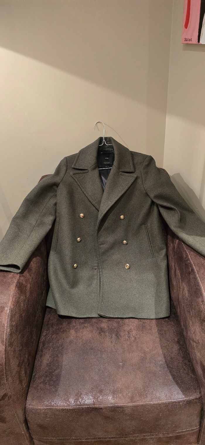 Manteau 3/4 kaki - photo numéro 5