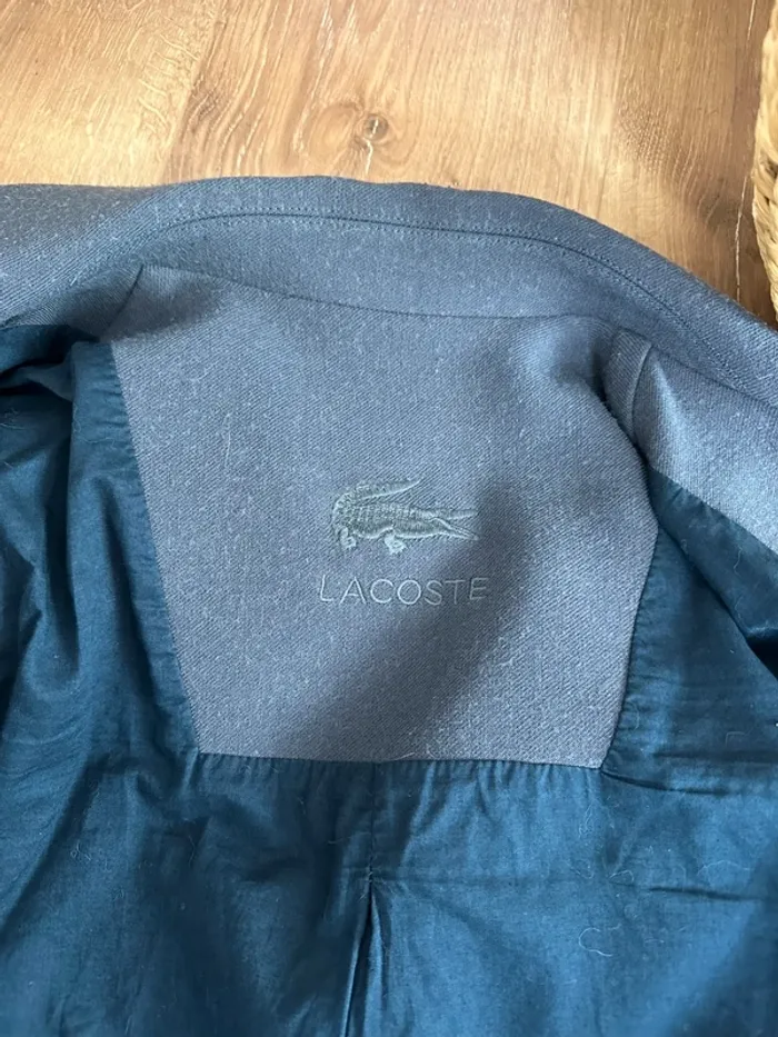 Veste Perfecto Lacoste noire et grise taille 36 - photo numéro 5