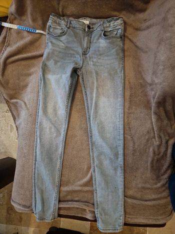 Jean skinny garçon gris