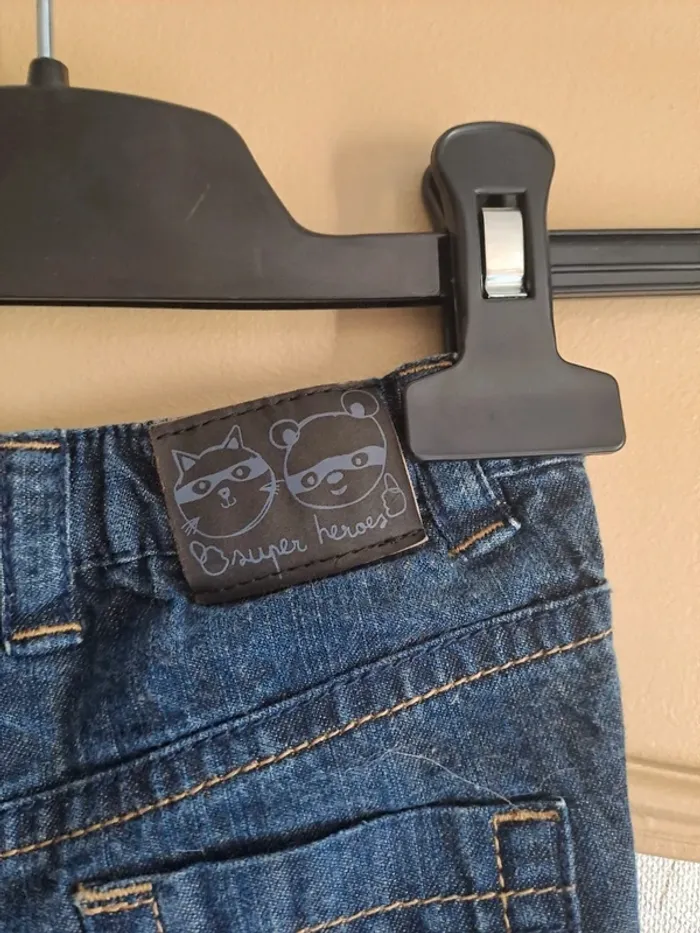 Pantalon jean bébé garçon 1 mois kitchoun comme neuf - photo numéro 9