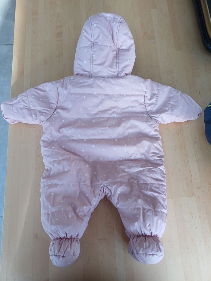 Combinaison fille rose 0-3 mois - photo numéro 3