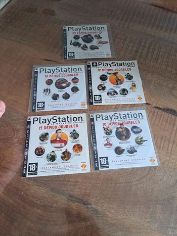Lot de 5 demo jouable ps1