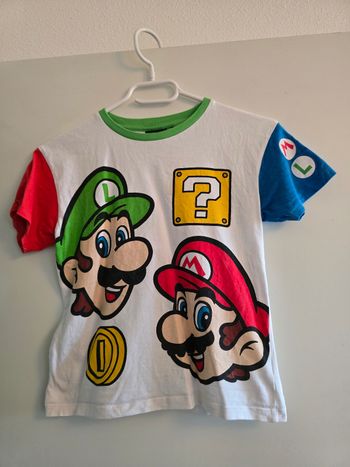 Maillot mario taille 7-8 ans