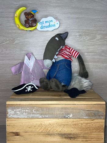 POP01 doudou loup 🐺 auzou 