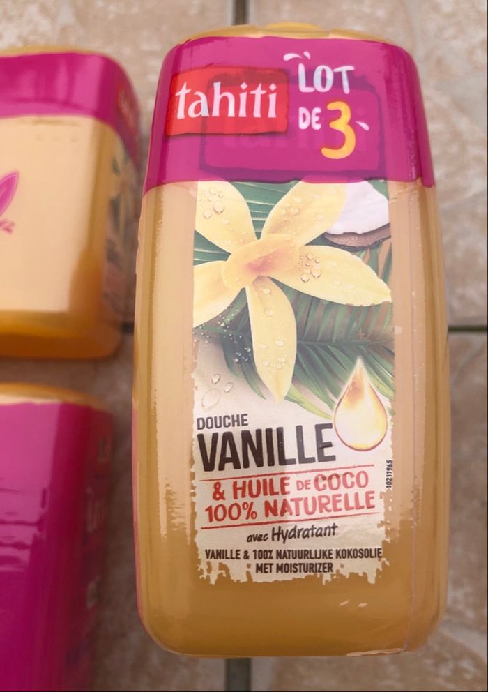 Lot de 9 Gels douche Tahiti neufs dans emballage ( 2 parfums disponibles) - photo numéro 4