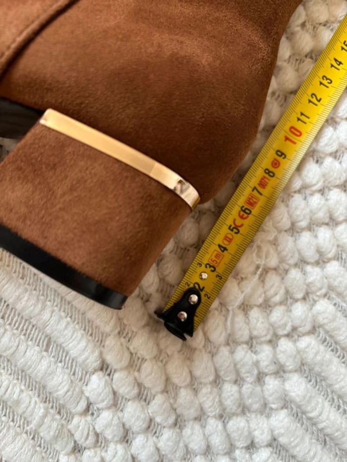 Cuissardes femme en daim marron taille 38 - photo numéro 9