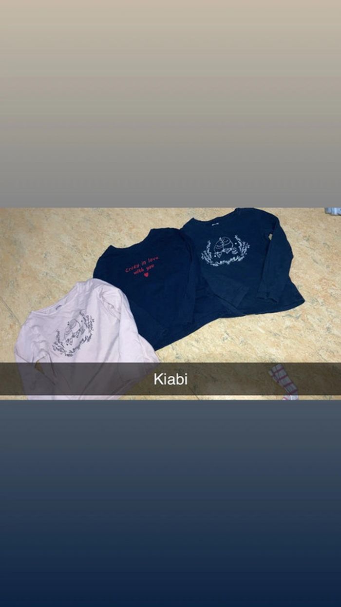 5 t-shirts manches longues 4 ans - photo numéro 4