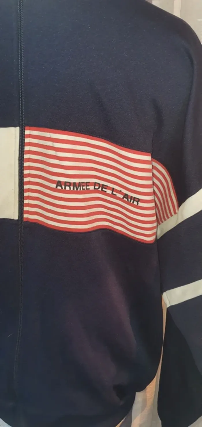 Veste Armée de l'air Militaire Bleu France Fecsa Jacket Homme vintage - 180 / L - photo numéro 3