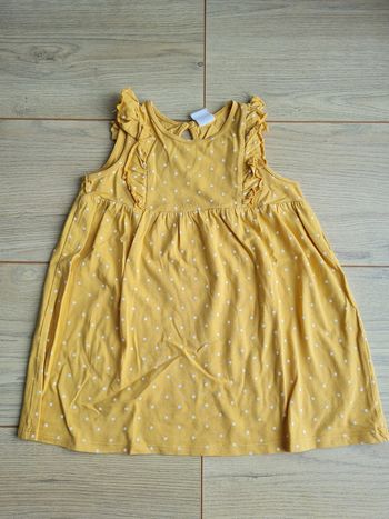 Robe jaune moutarde H&M 18 mois