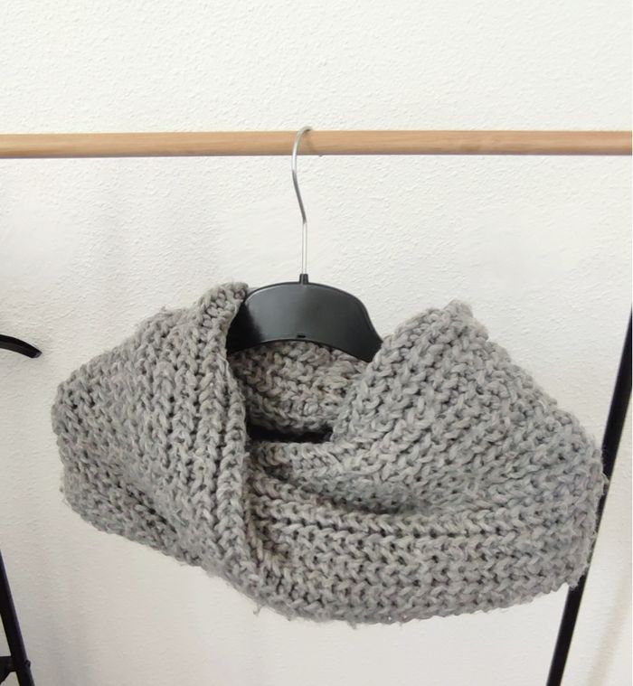 Snood gris maille apparente Primark