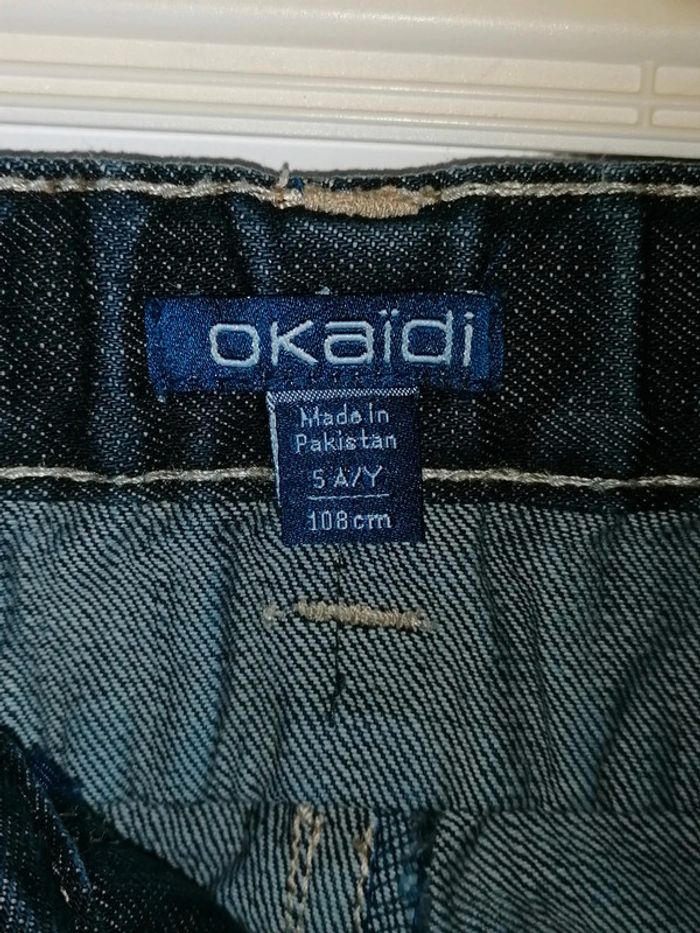 Jeans ample Okaidi 5ans 108cm - photo numéro 3