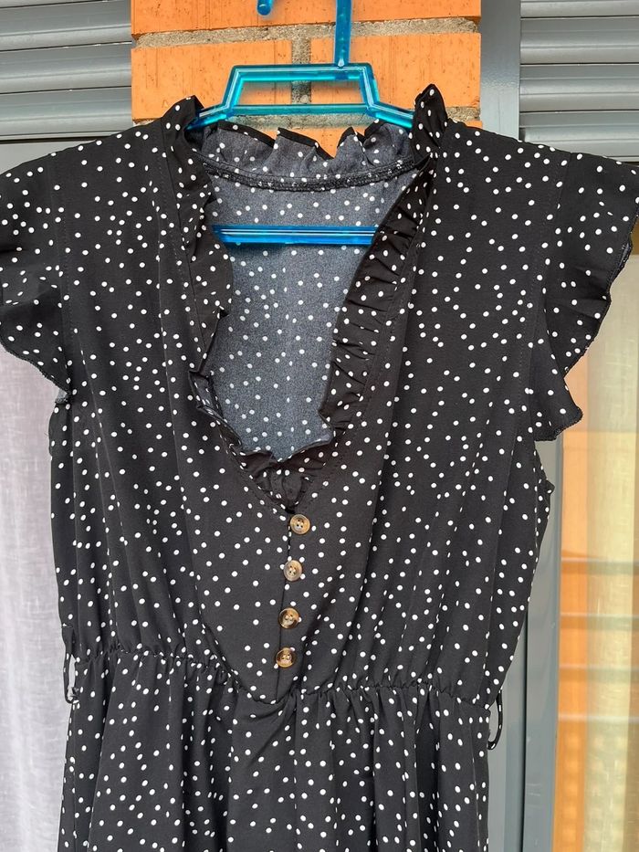 Vestido con lunares blancos - photo numéro 2