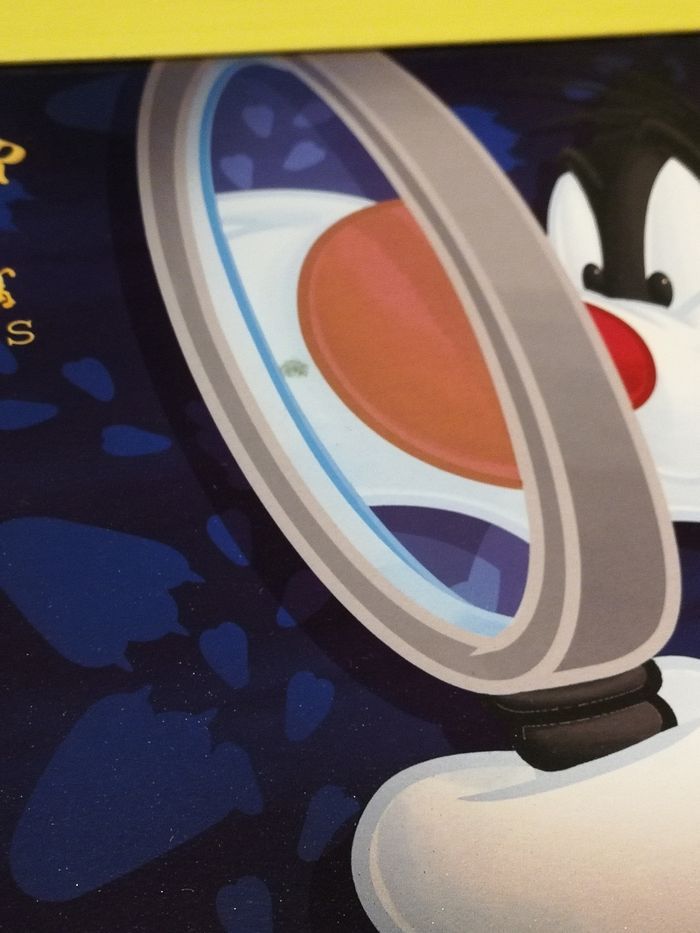 Grand cadre en bois Looney Tunes - photo numéro 5