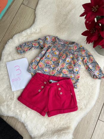 Ensemble fille ~ 3 mois