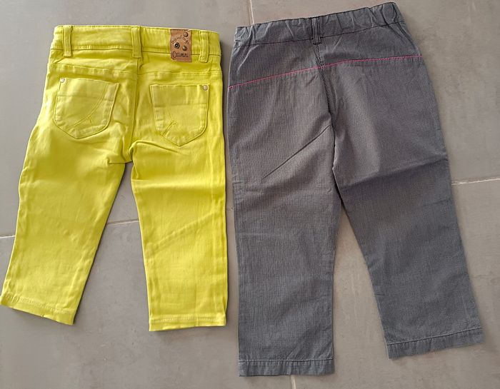 Lot de pantacourt et pantalon fin fille en 6 ans - photo numéro 5