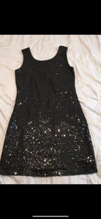 Robe noire pailleté Kiabi Taille M