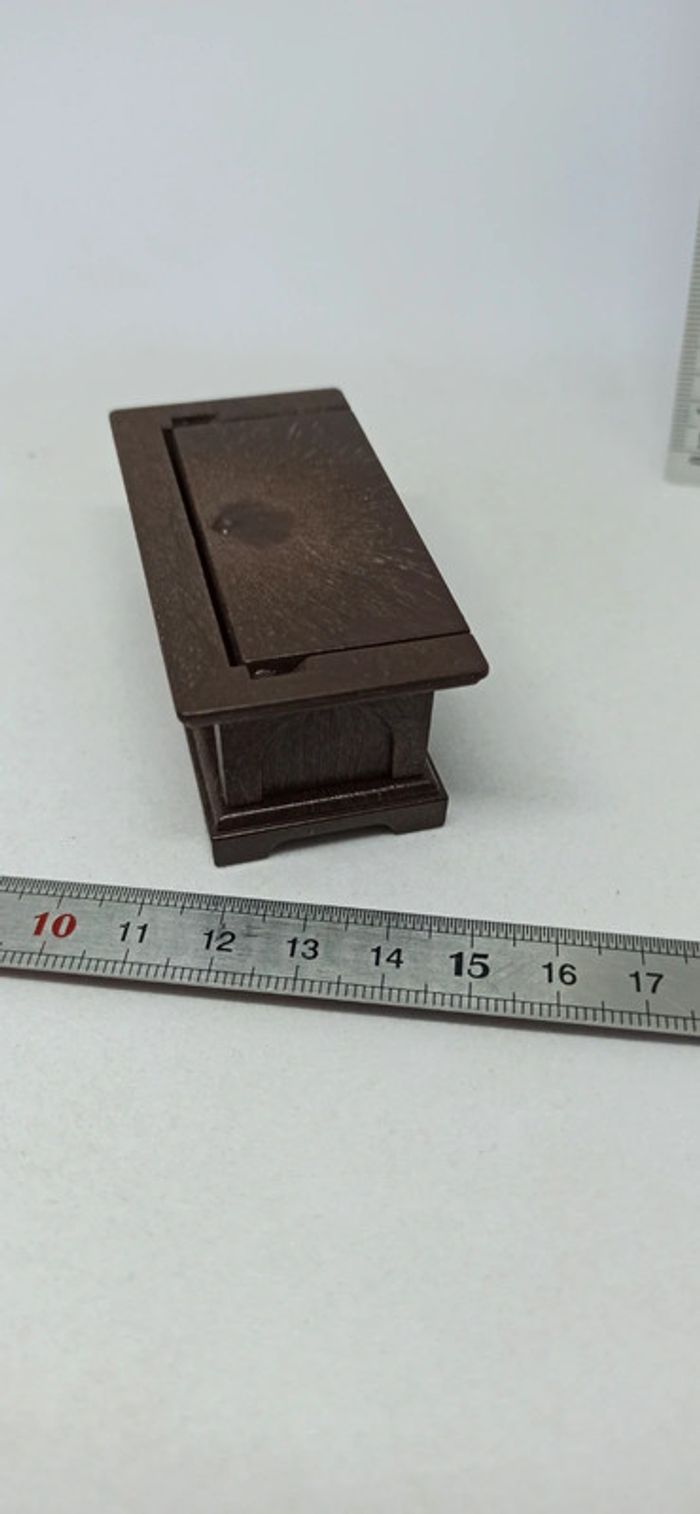 Coffre couleur bois avec couvercle playmobil - photo numéro 5