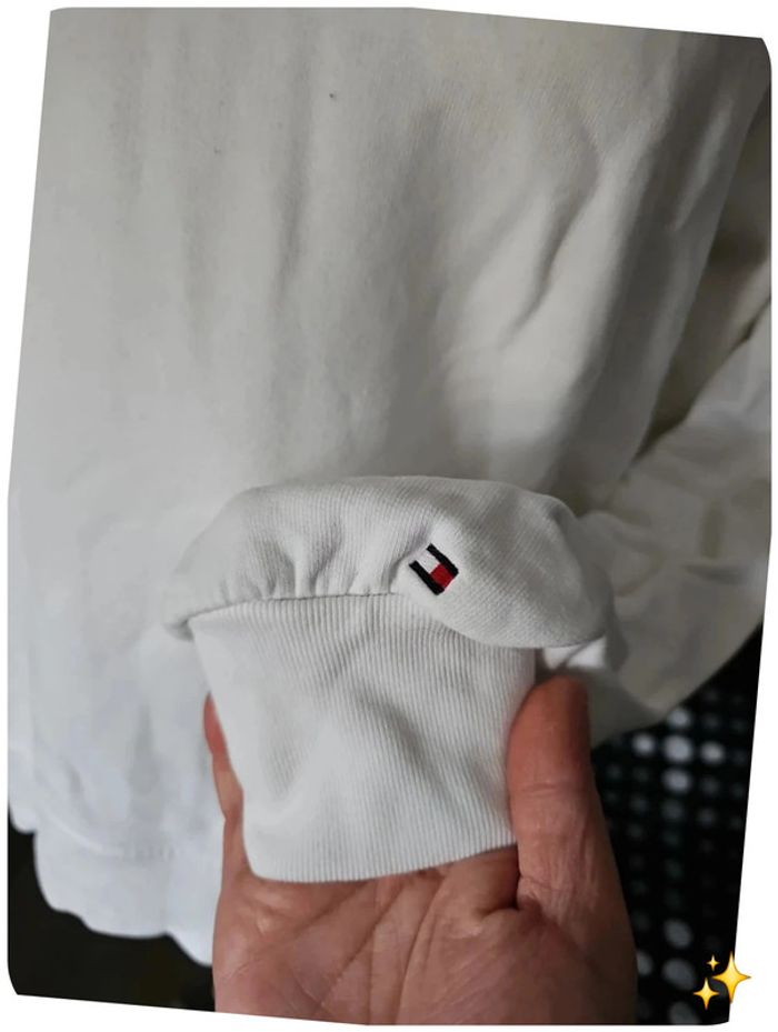 Sweat à capuche tommy Hilfiger S femme blanc - photo numéro 3