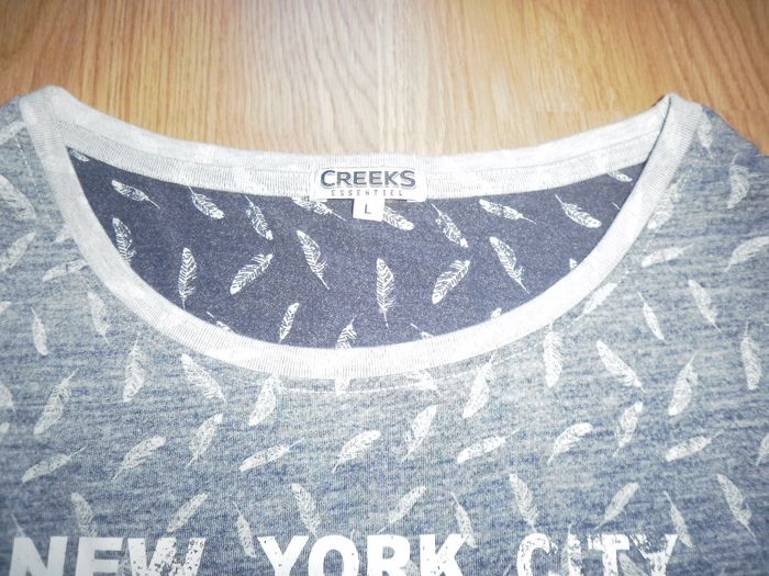 T-shirt en coton à MC Femme Taille L - Marque Creeks - photo numéro 2