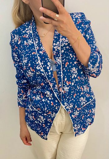 Veste kookaï fleurie légère taille 38-40