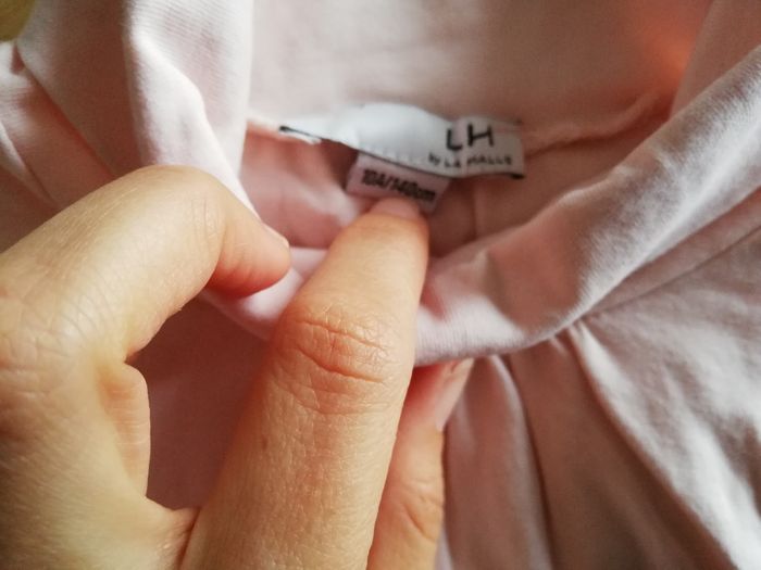 10 ans file lot de 3 tee-shirts manches longues cols montants type sous pull - photo numéro 5