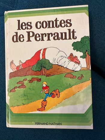 Livre ancien vintage Les contes de Perrault Fernand Nathan Madame d’aulnoy leprince de beaumont