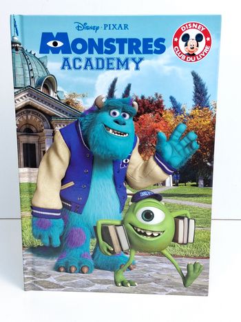 Livre Disney club du livre Monstres Academy