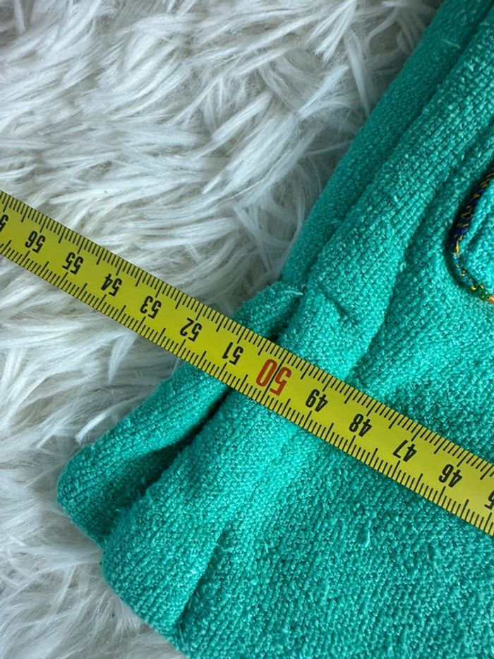 Poncho de bain éponge vert Pakal Ethnic taille 0-3 ans - photo numéro 5
