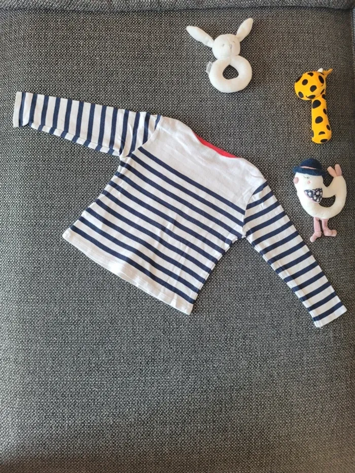 T-shirt manches longues fille à sequins 3 ans - photo numéro 7