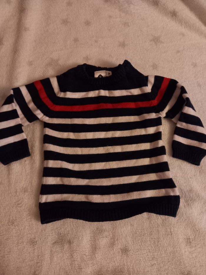 Pull 3 mois grain de blé