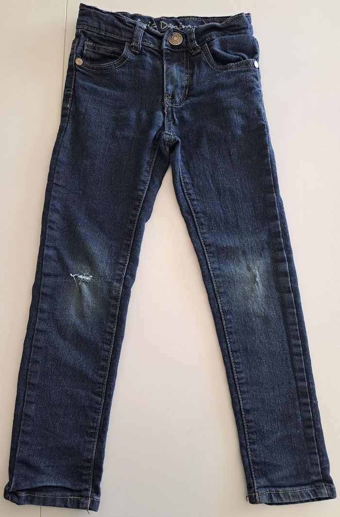 Lot de 2 jeans garçon 6 ans ABE tachés-troués - photo numéro 3