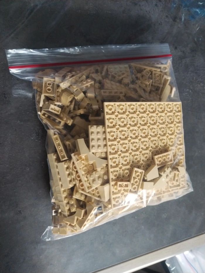 Lego lot vrac 1kg beige - photo numéro 3