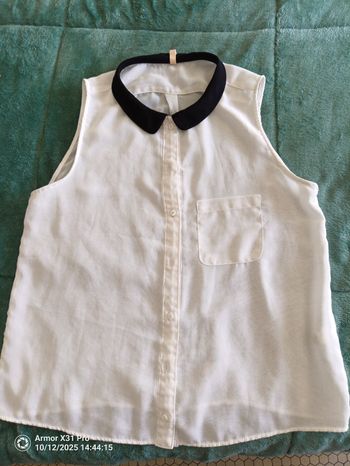 Chemisier blanc Bershka M