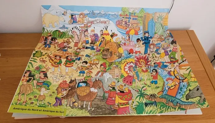 Livre enfant Le Tour du Monde – Panorama à déplier 🌍📖 - photo numéro 7