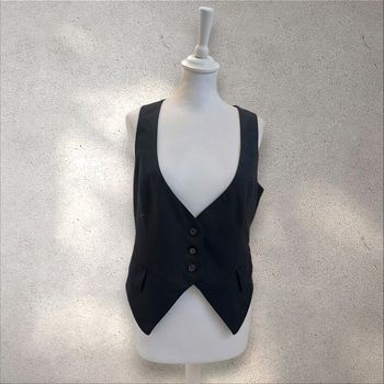 Gilet sans manche noir ZARA neuf sans étiquette taille M