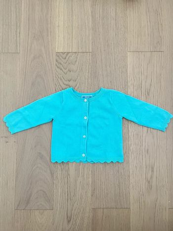 Gilet turquoise Jacadi