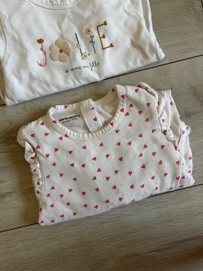 Lot de 3 pyjamas coton - photo numéro 2