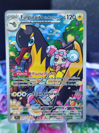 Carte pokémon neuve 🇨🇵 Fulgulairo 163/159 aventures ensembles