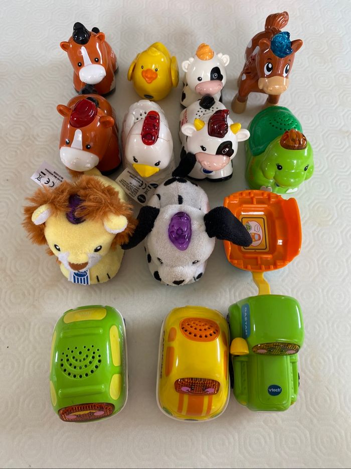 Lot de 13 tut tut animaux et véhicules - photo numéro 2