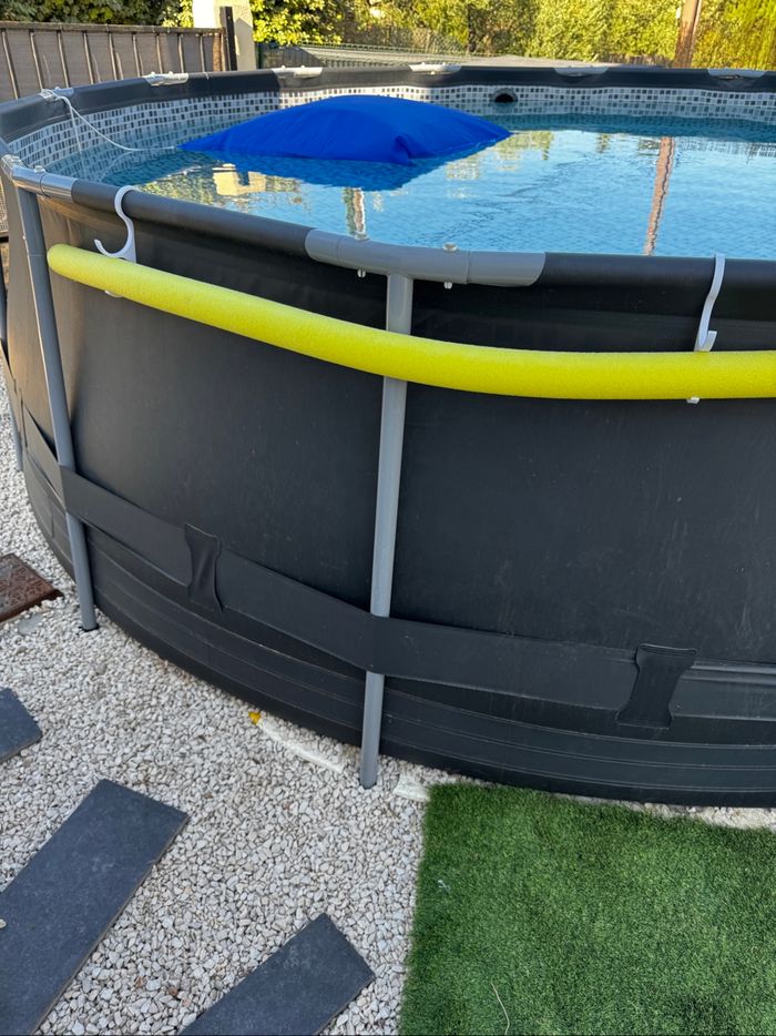 Lot de 2 porte frite mousse blanc, pour piscine INTEX - photo numéro 3