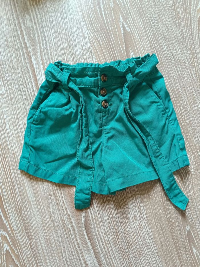 Short paperbag vert 4 ans okaidi